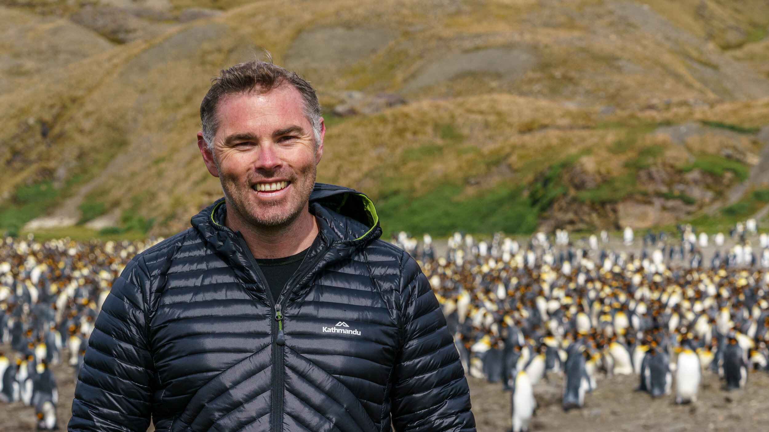 Simon Pierce in Antarctica